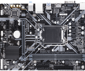 Mainboard SK 1151v2 GIGABYTE H310M M.2 2.0 Chính hãng (VGA, HDMI, M.2 Sata/M.2 PCIE, LAN 1000Mbps, 2 khe RAM DDR4, mATX)